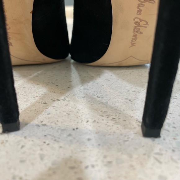 Sam Edelman black suede pump - Picture 5 of 8